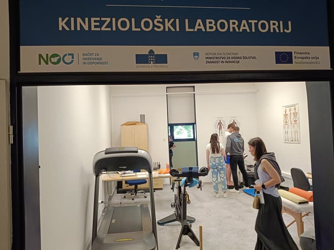 (FOTO) V UŠC Leona Štuklja odprli kineziološki laboratorij