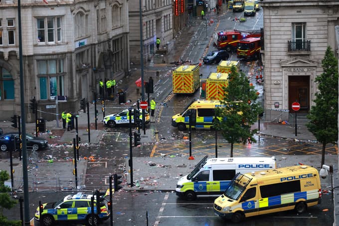 Prizorišče incidenta v Liverpoolu