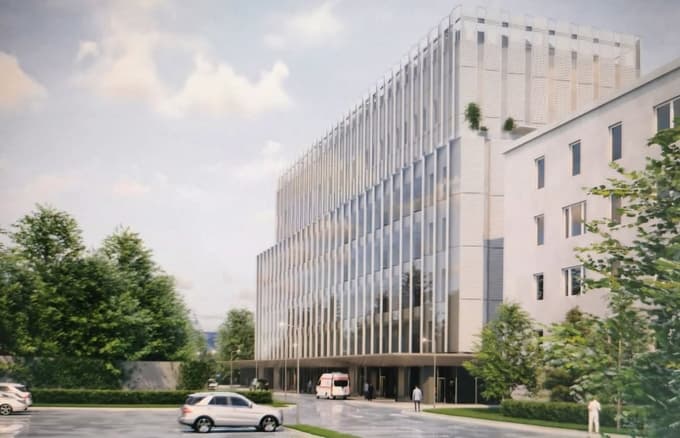 Tako naj bi izgledala nova infekcijska stavba.