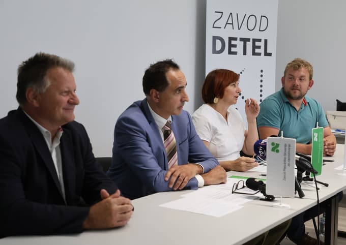 Štefan Žvab, Bernard Memon, Mirjana Zgaga in Jernej Rajh