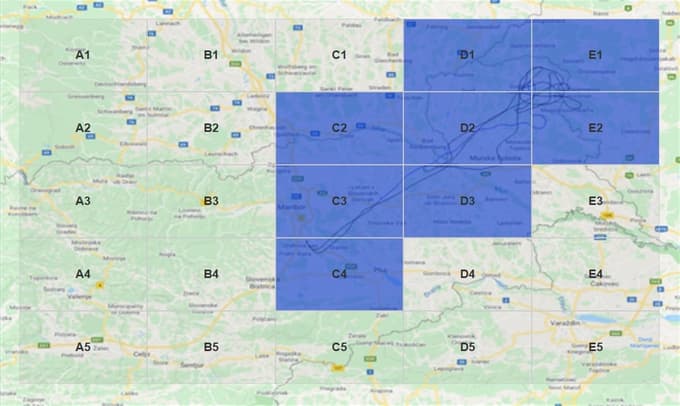 1. letošnja akcija posipavanja točonosnih oblakov. 