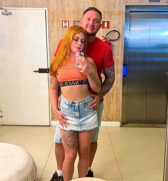 Bruno Cordisco in ljubimka Jennifer de Faria