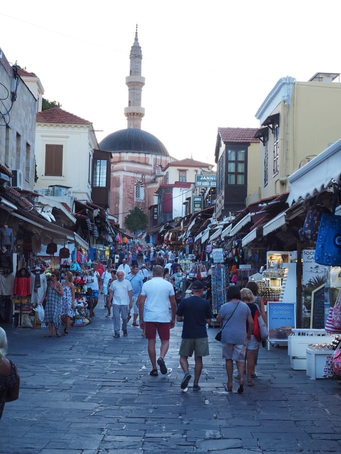 Na Rodosu je lahko zelo živahno.