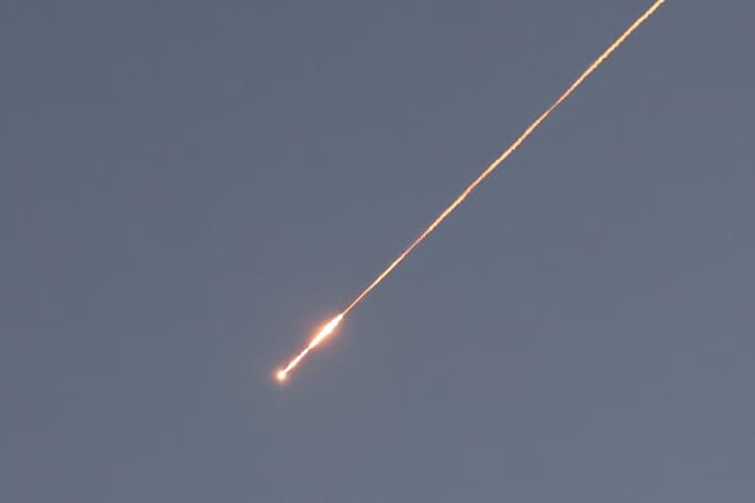 Iranska raketa nad Jeruzalemom