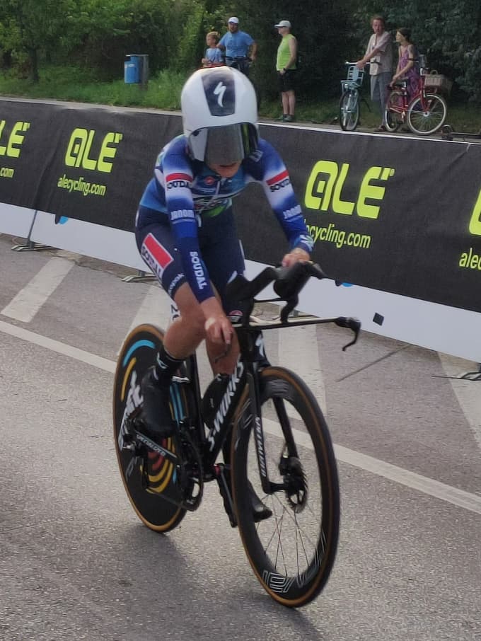 Bistričanka je na državnem prvenstvu v kronometru osvojila srebrno kolajno. 