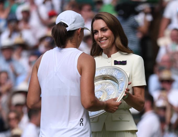 Princesa in zmagovalka Iga Swiatek.