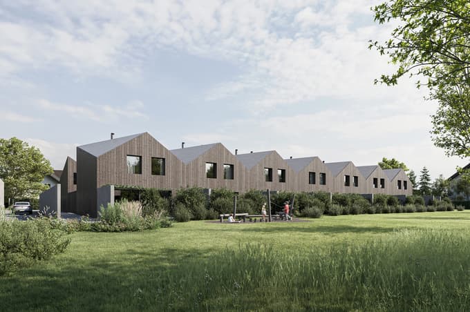 Nastaja prva slovenska soseska, grajena z naravnim masivnim lesenim sistemom iQwood