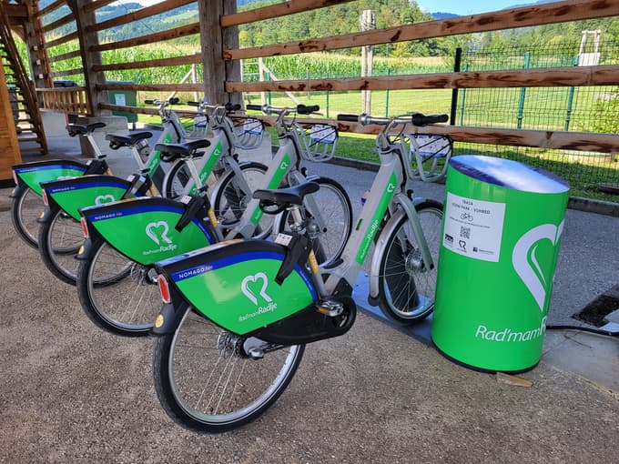 Mestna e-kolesa na trasi Vodni park Radlje-Vuhred