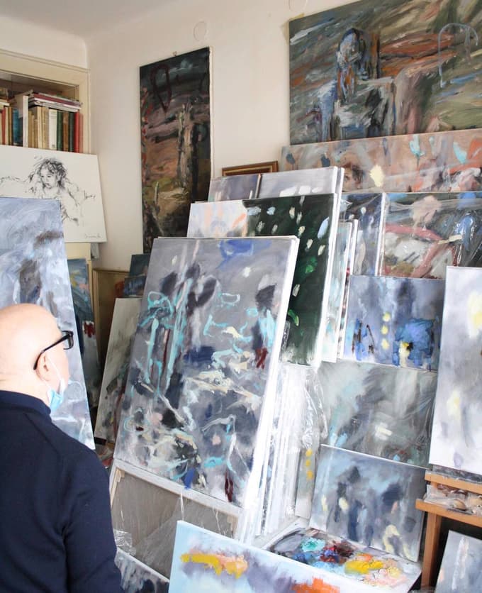 Odprta žalna knjiga v spomin na umetnika Ludvika Pandurja