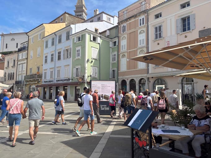 Piran, turisti