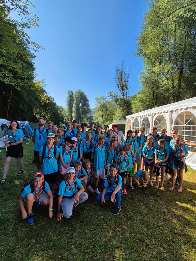 V čudoviti naravi ob reki Krki so taborili deset dni.