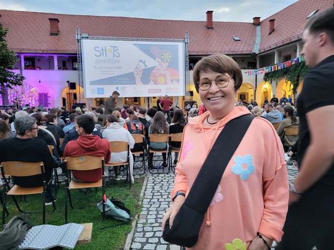 Anica Maček, zvesta obiskovalka.