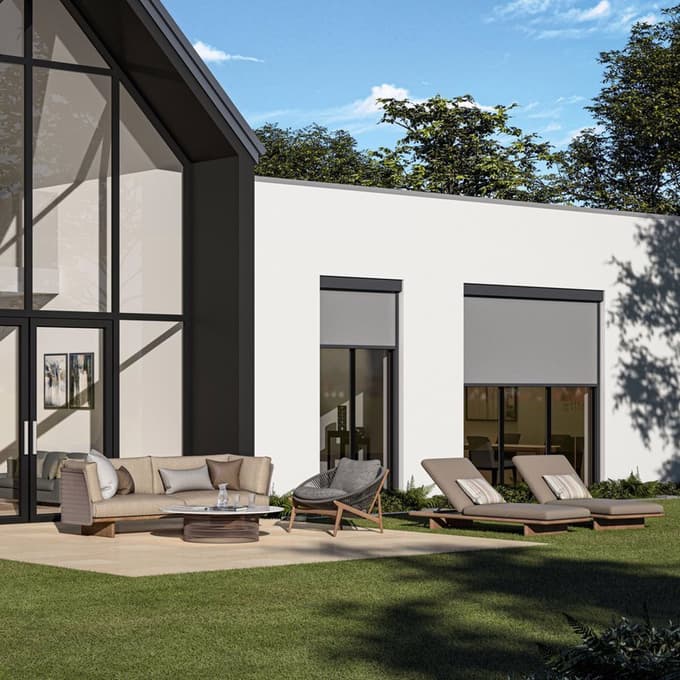 Učinkovito senčilo združuje zaščito pred mrčesom in tudi pred vročino.