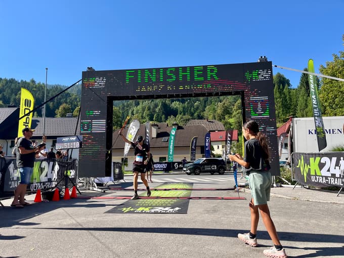 Janez Klančnik je v cilj pritekel tretji.