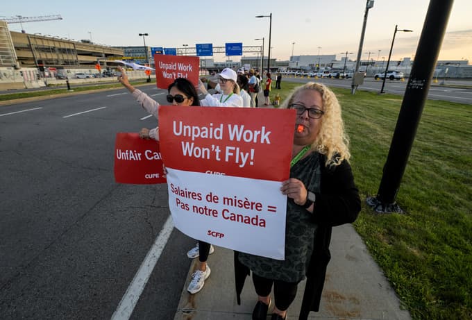 Air Canada: Zaradi stavke osebja odpovedali vse lete, potnike pozvali, naj ne prihajajo na letališča