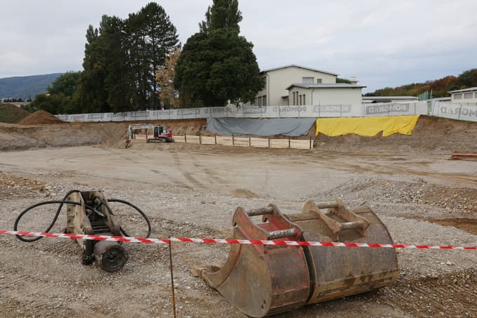 Gradbišče nove Zdravstvene postaje Tezno, ki bo s 7162 kvadratnimi metri trikrat večja od ZP Magdalena.