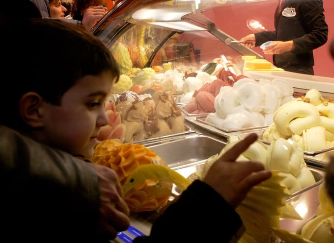 Jaz bom pa ta sladoled ...