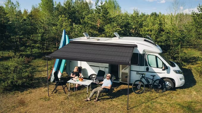 Ective ponuja markiza s solarnimi paneli zagotavlja senco in zbira energijo sonca.