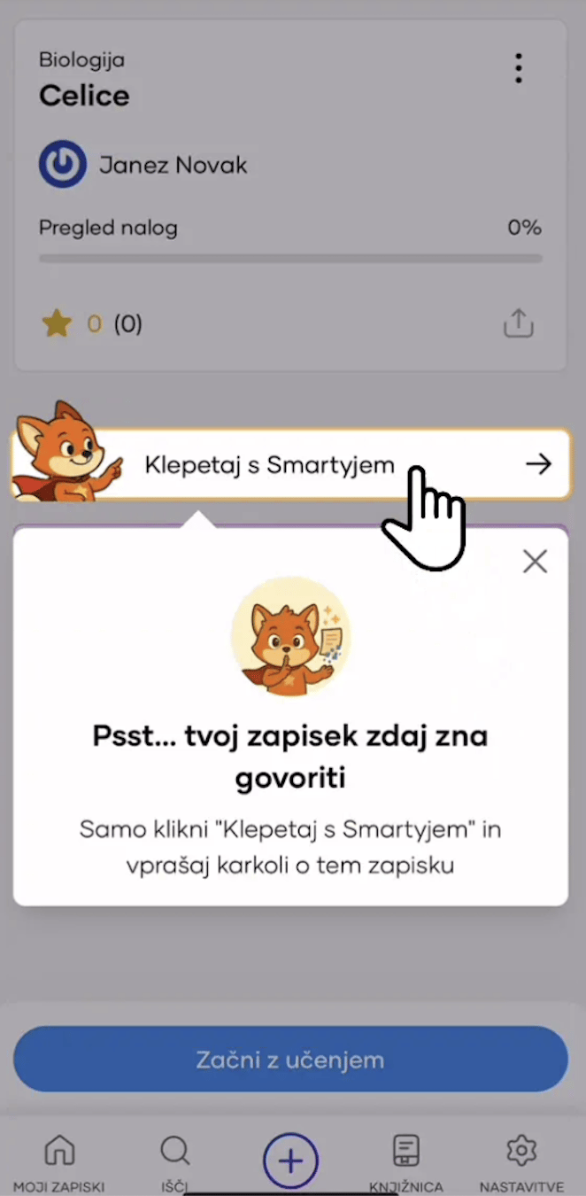 Za lisjaka Smartyja nobena šolska vsebina ni (pre)težka