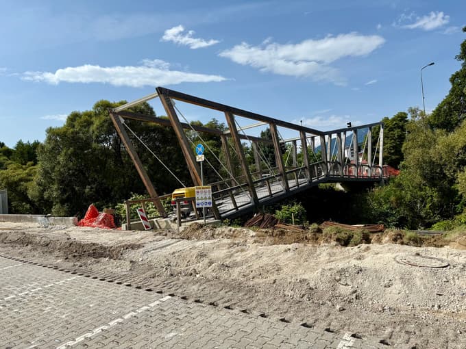 Kolesarski most, Slovenj Gradec