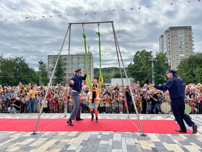 (FOTO) Pika premika Velenje: Mesto je en teden v rokah najmočnejše deklice na svetu