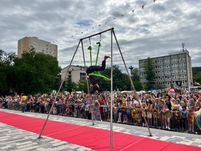 (FOTO) Pika premika Velenje: Mesto je en teden v rokah najmočnejše deklice na svetu