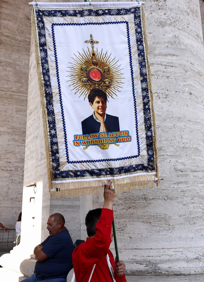 (FOTO) Papež Carla Acutisa kot prvega milenijca razglasil za svetnika