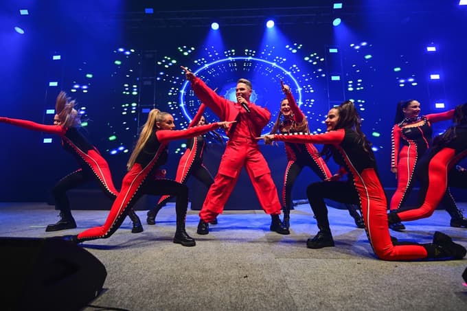 (FOTO) Zabava za zgodovino: Na Popstars šovu v Dvorani Tabor je "čagala" tudi mama Luke Dončića