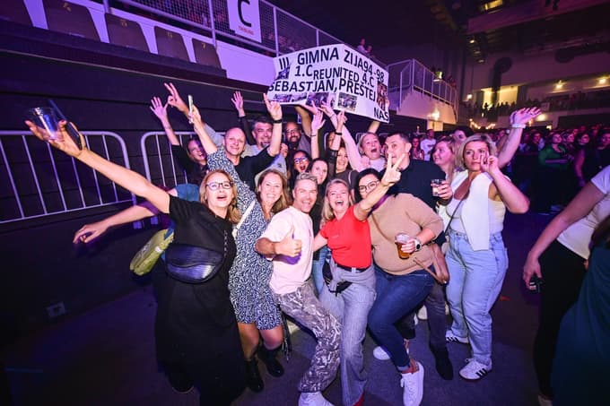 (FOTO) Zabava za zgodovino: Na Popstars šovu v Dvorani Tabor je "čagala" tudi mama Luke Dončića