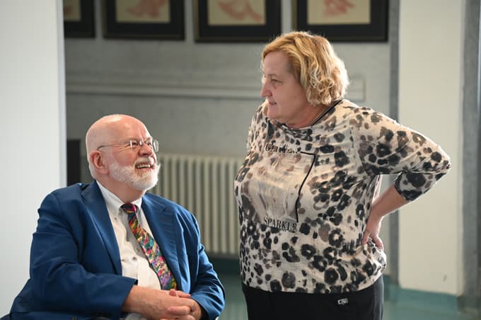 Vesna Ribarič Zupanc in Frank D. Ferris