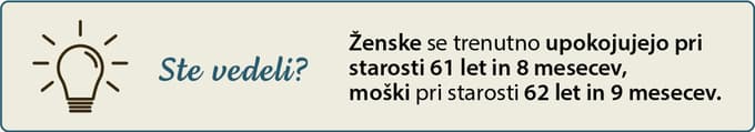 Veste, kako se bomo upokojevali po novem