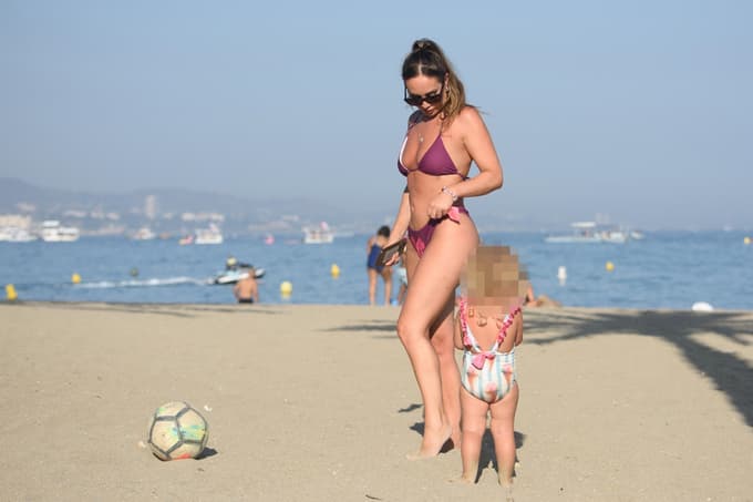 Lauryn Goodman na dopustu v španski Marbelli. 