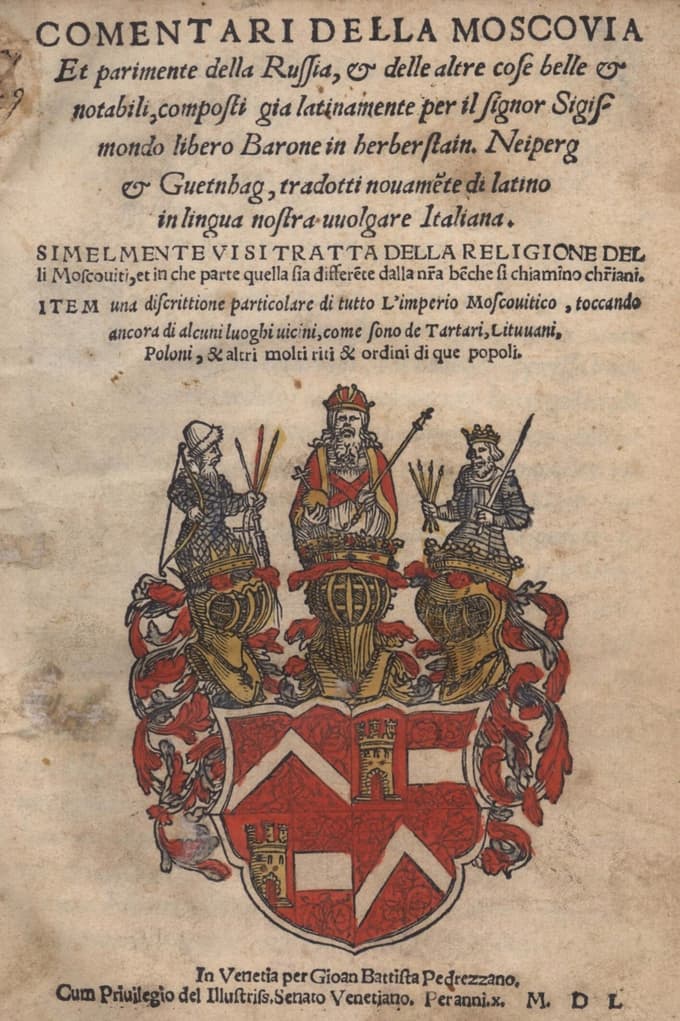 Moskovski zapiski Žige Herbersteina.