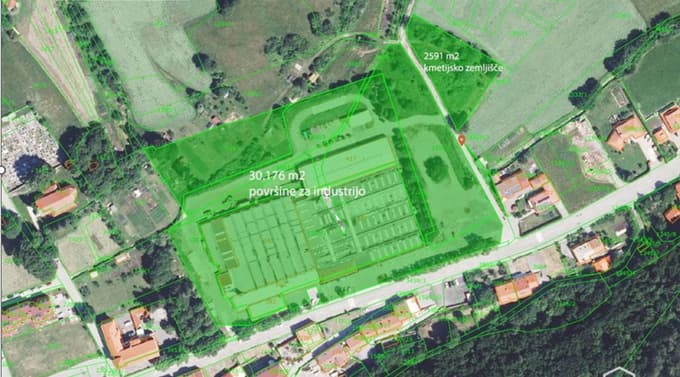 Zemljišče Cimosovega obrata v Senožečah