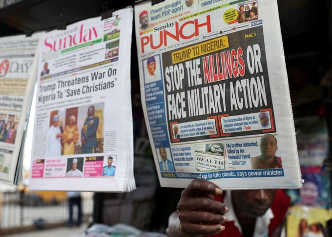 Naslovnice časopisov v Nigeriji