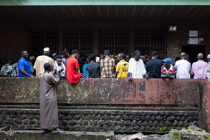Conakry, mesto, v katerem se je počutil ogroženega.
