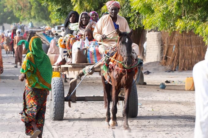 Tudi v Čadu je imel neprijetne izkušnje s policijo.