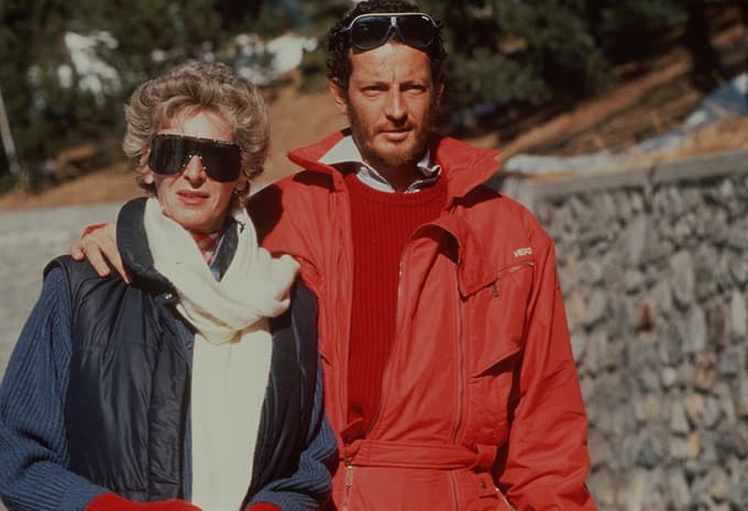 Mama Marella Caracciolo Agnelli in Edoardo.