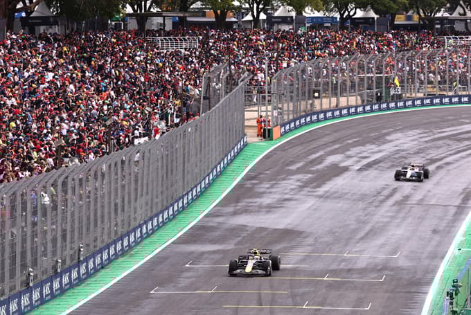 (FOTO) Formula 1: Norrisu sprint v Braziliji, Piastriju ničla, razlika med njima devet točk