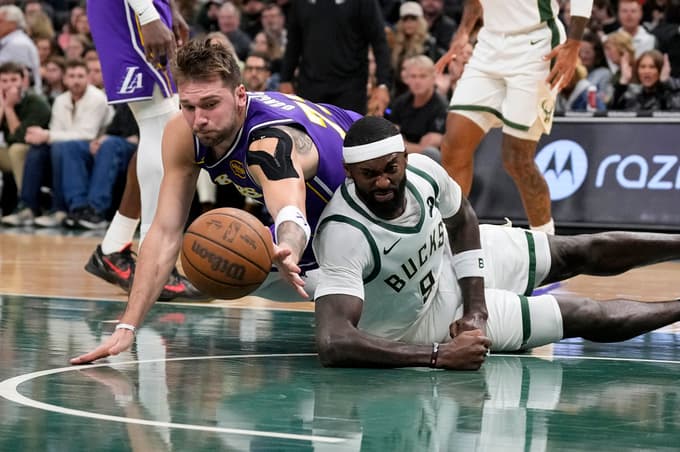 (VIDEO in FOTO) Luka Dončić dosegel 41 točk za prepričljivo zmago Lakersov