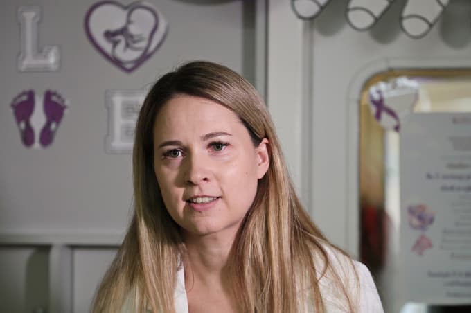 Sara Sitar, dr. med. iz Oddelka za perinatologijo.