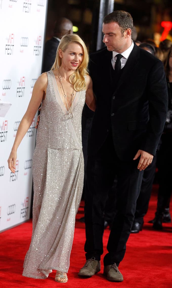 Liev Schreiber z nekdanjo partnerko Naomi Watts. 
