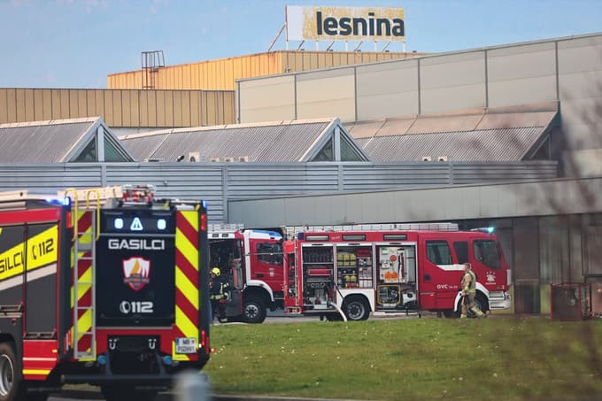 Požar v Hočah: Zagorelo v tiskarni Walstead Leykam