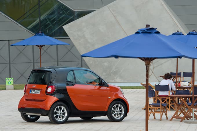 Smart fortwo, kakršnega si ob omembi znamke prikličemo v spomin. 