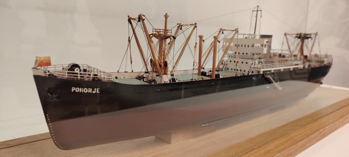 Maketa ladje Pohorje