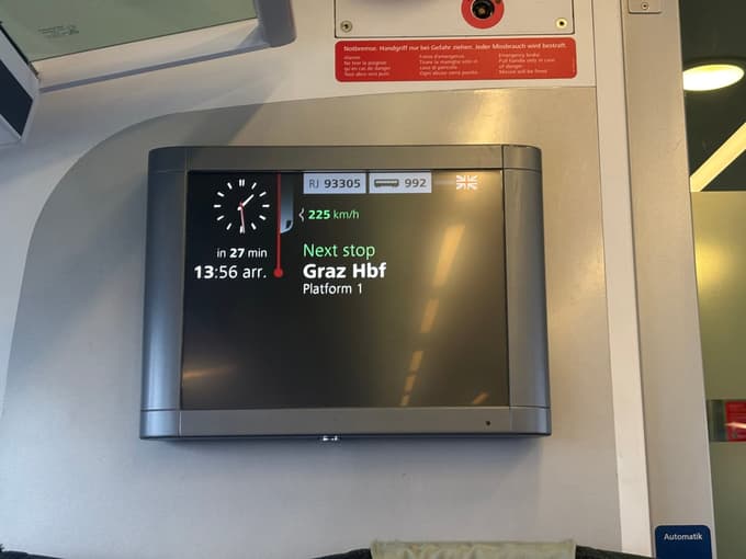 Iz Gradca do Celovca v 41 minutah.