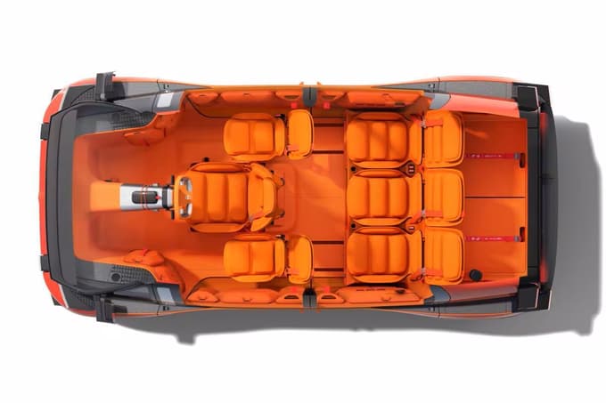 Osrednji sredinski sedež, dva zasilna ob strani in trije zadaj - to je samo osnovna konfiguracija.