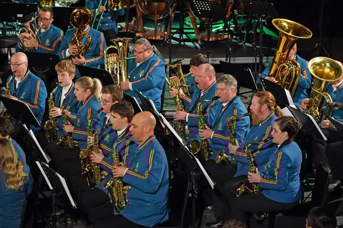 Pihalni orkester železarjev Ravne, koncert na Ravnah