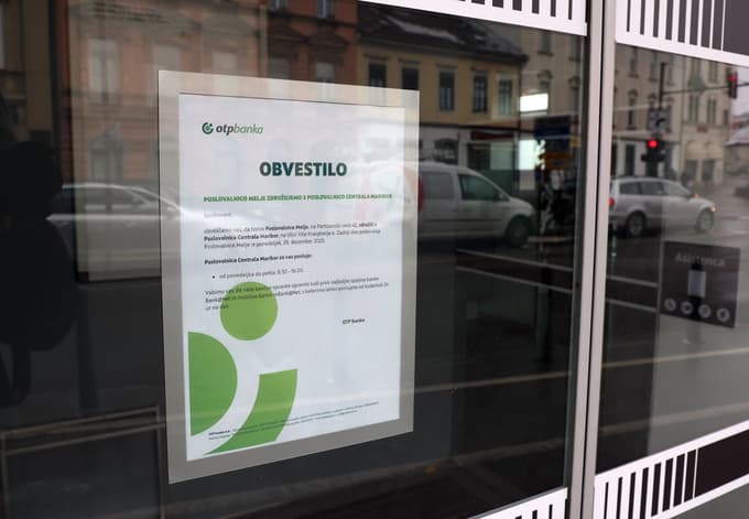 Maribor - Partizanska cesta - Otp Banka - zaprta poslovalnica - -