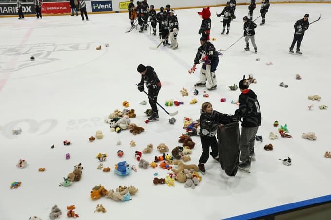 Zbrali so na stotine plišastih igrač.
